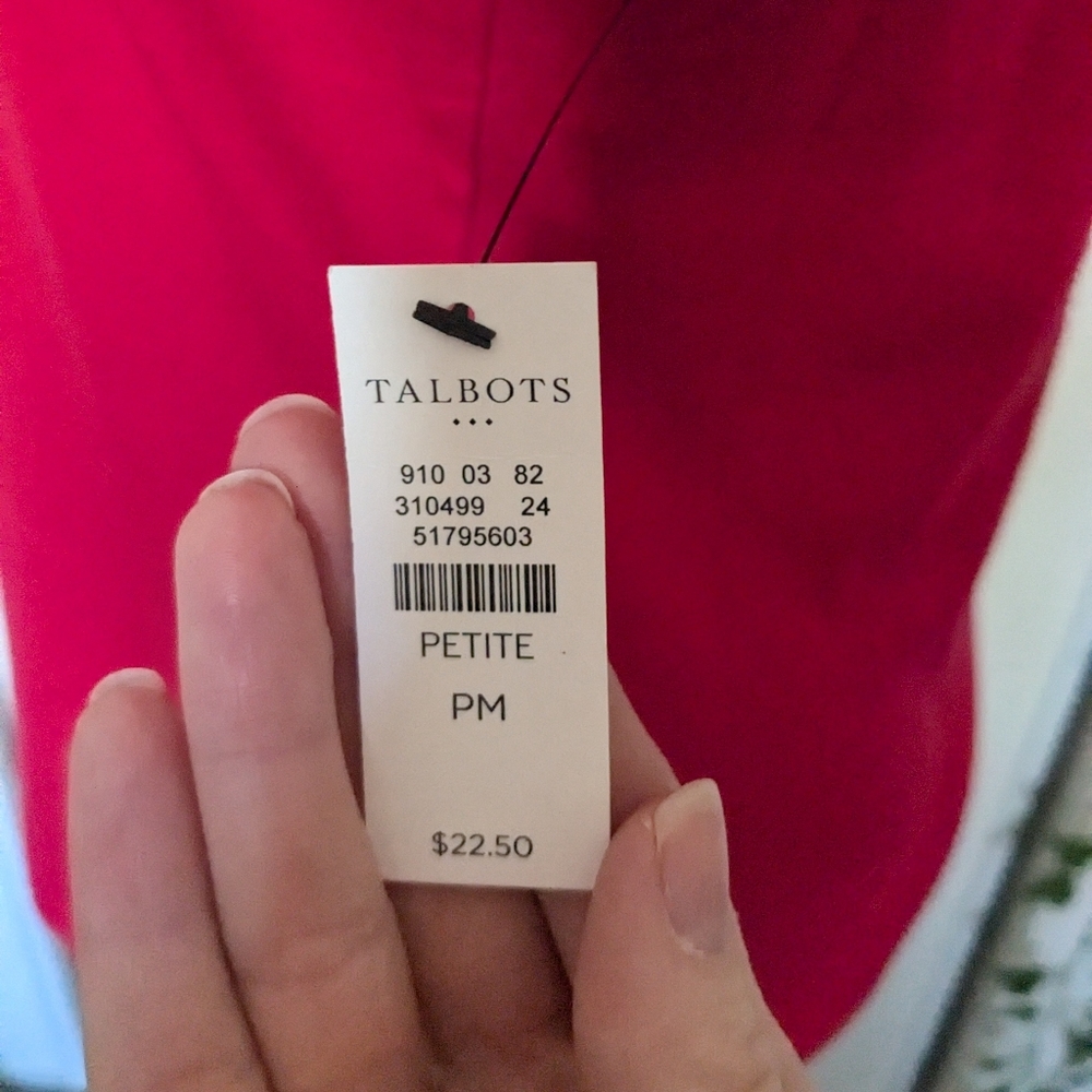 Talbot's basic red shirt - Picture 2 of 3